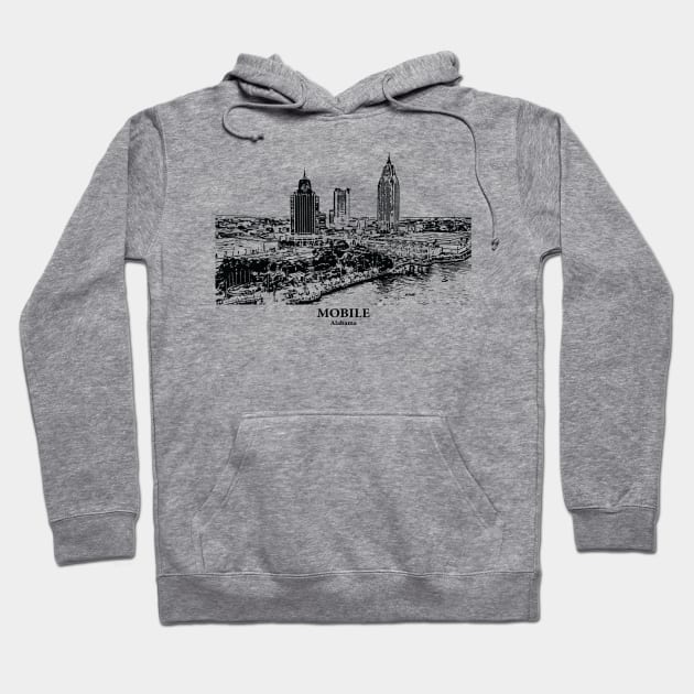 Mobile - Alabama Hoodie by Lakeric